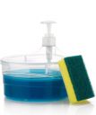 AADYA ALLEY Double Layer 2-in-1 Liquid Soap Dispenser with Sponge for Kitchen Dishwashing Liquid Pump 500ml Soap Dispenser with Sponge Holder for Kitchen Sink, Hotels, and Restaurants...