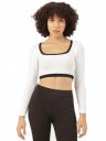 Aahwan Women's & Girls' Solid Basic Cropped Top...
