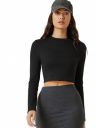 Aahwan Women's & Girl'S Solid Full Sleeve Slim Fit Crop Top...