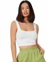 Aahwan Women's & Girls' Solid Ribbed Square Neck Tank Tops...