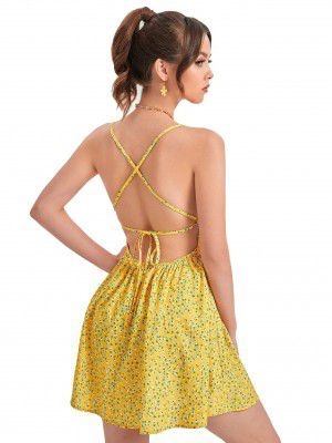 Aahwan Women's Midi Fit And Flare Dress