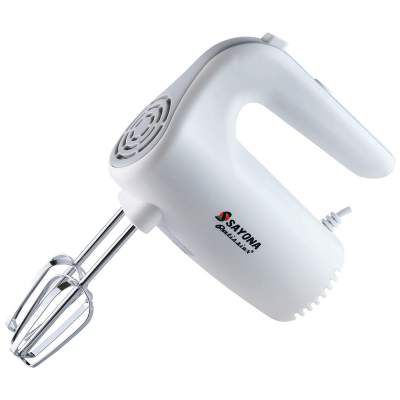 Aalok Enterprise Electric Handheld Mixer for Food Whipping,Egg Whisk,Cake Mixer,Milk Frother,Bread Maker,Beater (White 300 W)