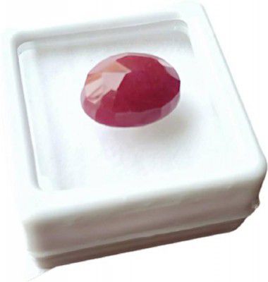 Aanya Jewels  6.25 Ratti Certified Ruby (Manik) Gemstone For Men & Women Rashi Ratan Gemsgtone Wear in Ring Ruby Stone Ear Thread