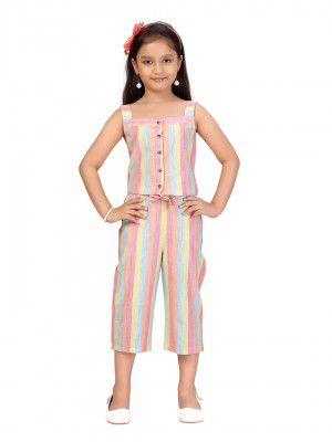 Aarika Girls Blue Color Top and Pant