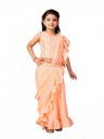 Aarika Girls Ethnic Wear Green Colour Sequin Embroidery Georgette Lehenga Choli Set With Attached Dupatta...