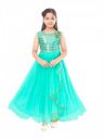 Aarika Girls Gajri Colour Net Embellished Gown...