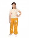 Aarika Girls Yellow Color Polka Dot Pattern Top & Pant Set...