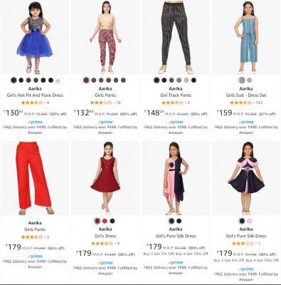 Amazon Loot : Upto 95% OFF | Aarika Kids Clothing