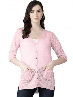 Aarika Womens Sky Blue Color Nylon Shrug