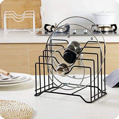 AARIV INTERNATIONAL 4 Layers Kitchen Pan Pot Organizer Dish Storage Rack