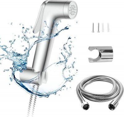 AARNEXT Jet Spray for Toilet, Health Faucet, Hand Shower, for Bathroom Bidet Spray Personal Hygiene 1.2m Hose, Chrome Finish