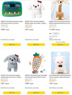 Upto 98% OFF - Aarohi Kids toys 
