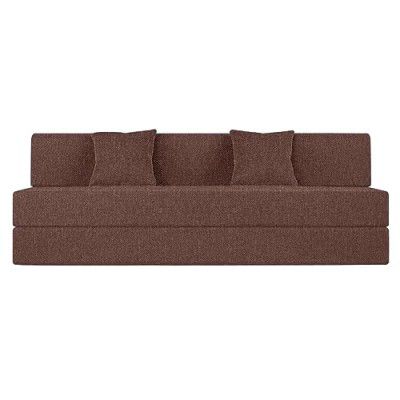 Aart Store Sofa Cum Bed Three Seater, Sofa Bed 6X6 Feet, Folding Sofa Cum Bed  - Brown
