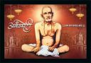 AARTKALA Gajanan Maharaj Photo Frame Digital Reprint Canvas 14 inch x 20 inch Painting  (With Frame)...