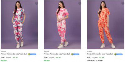 Aarvia Womens Tracksuits Starts ₹441