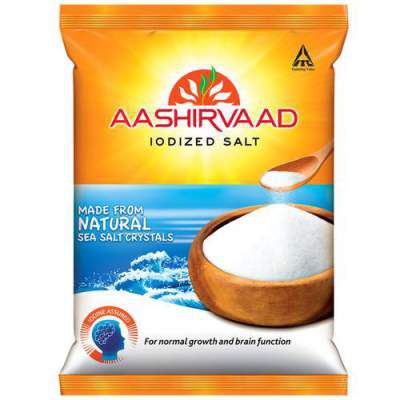 Aashirvaad Salt - Iodised, 1 kg Pouch