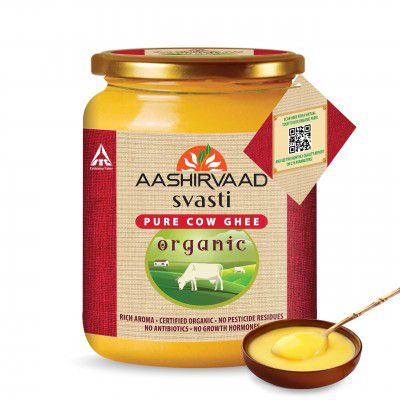 Aashirvaad Svasti Organic Cow Ghee, 500 ml