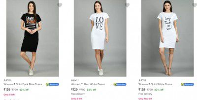 Aayu Womens Dresses Upto 88% Off | Starts @129
