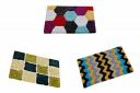 AAZEEM Abstract Cotton Door Mat - 16x24, Multicolour...