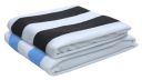 AAZEEM Bath Towels for Bathroom Clearance - 24 X 51 Inches Light Thin Quick Drying - Soft Terry 100% Cotton Absorbent - Pack of 2 |Blue-Black Color|...