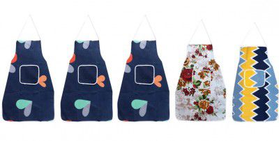 AAZEEM Cotton Kitchen Apron with Front Pocket