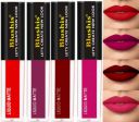BLUSHIS Non Transfer Insta Beauty Waterproof Longlast SensationaL Liquid Matte Mini Lipstick Combo Pack Of 4 Red ,Purple Maroon and Magenta Colour Shade (Multicolor, 16 ml)...
