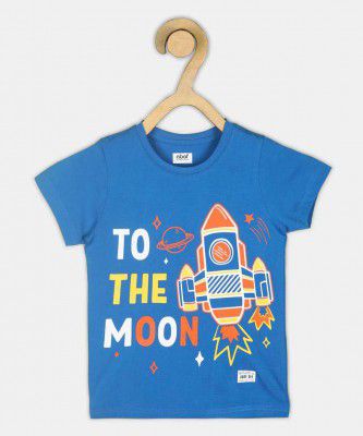 abof Boys Printed Cotton Blend T Shirt