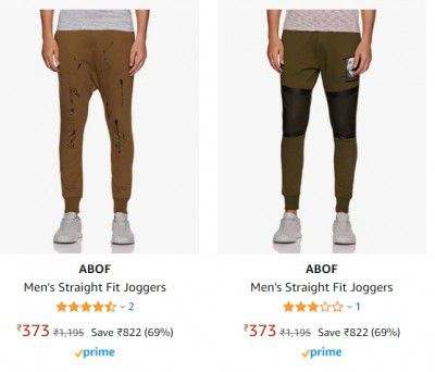 ABOF Men's Joggers Upto 50% Off