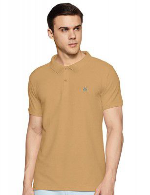 ABOF Mens Solid Slim Fit Polo