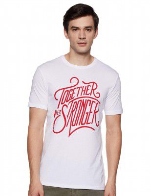 ABOF Mens Solid Slim Fit T-Shirt