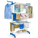 ABOUT SPACE 5.5 ft Clothes Drying Stand - 3 Layer Foldable Cloth Dryer Stand...