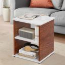ABOUT SPACE Coffee Table - Engineered Wood End Table Wooden Center Table with Storage...