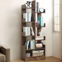 ABOUT SPACE Open Book Shelf DIY Book Storage Display Rack (L 47 x W 20.8 x H 141.2 cm)...