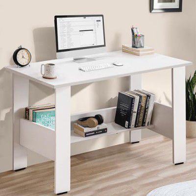ABOUT SPACE Study Table | Multipurpose Office Desk - (L90 x B50 x H78.5 cm - White)