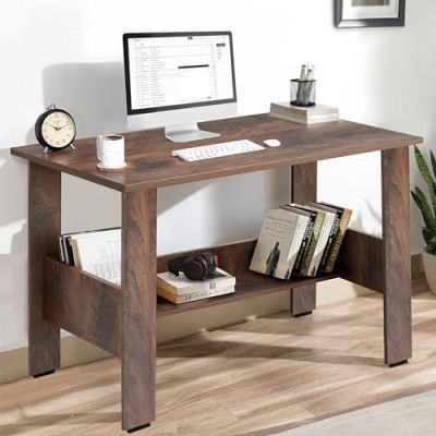 ABOUT SPACE Study Table | Multipurpose Office Desk | Writing Table - (L90 x B50 x H78.5 cm - Walnut)