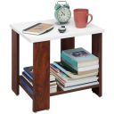 ABOUT SPACE Wooden Side Table - Night Stand & End Table (L 47 x B 40 x H 42 cm)...