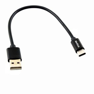 Abriitch Type C Actual Fast Charging Upto3.1A & Data Sync Tangle Free, Sturdy Short Cable