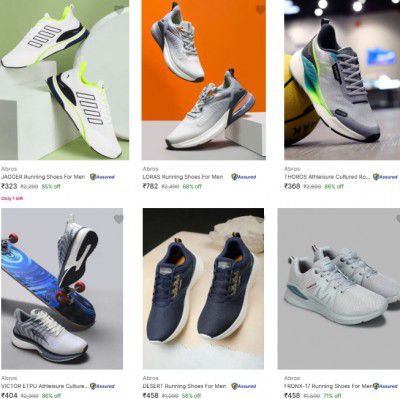Flipkart: Upto 73% OFF - Abros Men’s Sports Shoes Starts At Rs 317