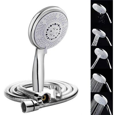 ABS 5 Mode Multi Function Bathroom Hand Shower set with Aeration