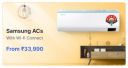 Samsung ACs with WIFI connect from ₹33990 in Flipkart Big Billion Days Sale....