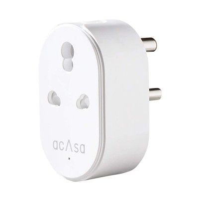 Acasa 16A Wi-Fi Pro Smart Plug | Alexa & Google Home Compatible | Surge Protector & Energy Monitor for High Power Appliances
