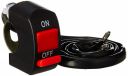 Accident Handle Bar Hazard Light Double Control Switch Button, Black...