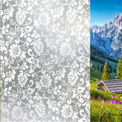 Ace Interior White Printed Window Privacy Sticker Glass (24 X 36 Inch)
