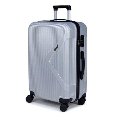 ACEPACK Brampton 75 cms Silver Hard Sided Check-in Size Luggage Trolley Bag 
