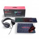 Acer 4 in 1 Wired Gaming Combo, 7 Color LED Backlit Keyboard, RGB Mouse (800/1600/2400/3200 DPI), Premium Gaming Headset (50mm Driver, 120dB) with Mixed Light Effect, Fabric Weave Mousepad (Black)...