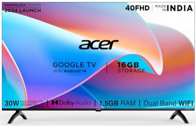 Acer 40" Pro Series Full HD Smart LED Google TV AR40FDIGU2841AT