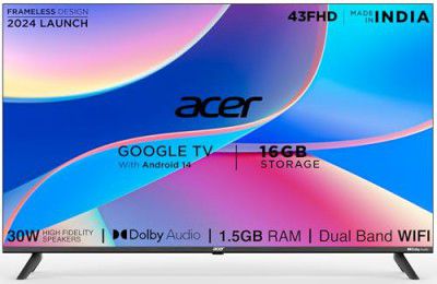 Acer (43") I Pro Series Full HD Smart LED Google TV (Black)