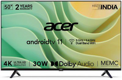 Acer 50" I Series 4K Ultra HD Android Smart LED TV AR50AR2851UDFL