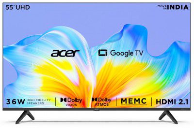 Acer 55" Advanced I Series 4K Ultra HD Smart LED Google TV AR55GR2851UDFL