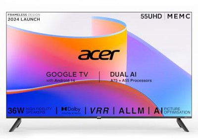 Acer (55") I Pro Series 4K Ultra HD LED Smart Google TV ( AR55UDIGU2875AT )